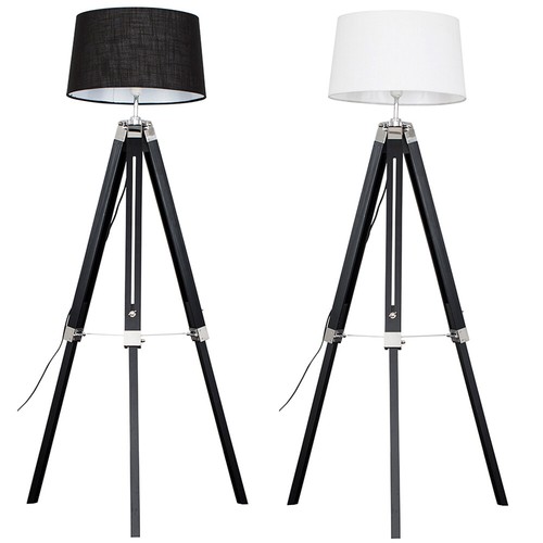 Wooden tripod floor lamp tall - tripod,