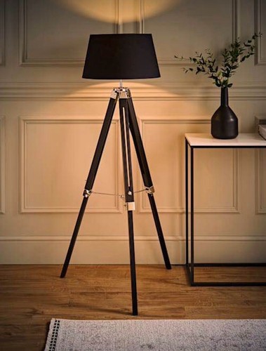 Black wood chrome - chrome, tripod