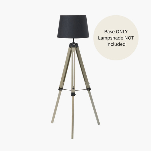 Wooden floor lamp - wooden,