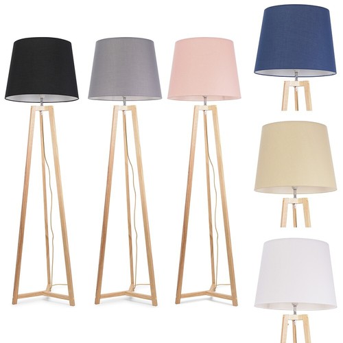 Natural wooden tripod floor - tripod,