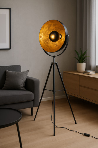 Industrial tripod floor - floor, lamp