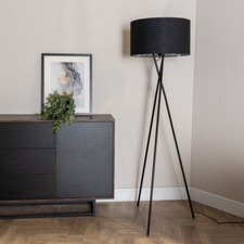 Black Tripod Tall Floor Lamp