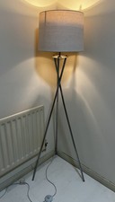 Chrome Tripod Floor Lamp with