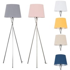 Modern Chrome Tripod Floor