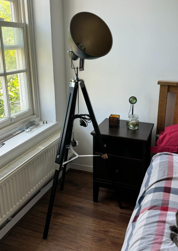 Retro floor lamp - retro, vintage