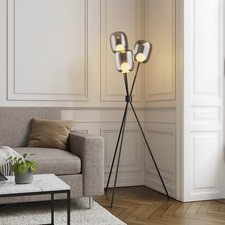 Floor Lamp Tripod LED Smokey